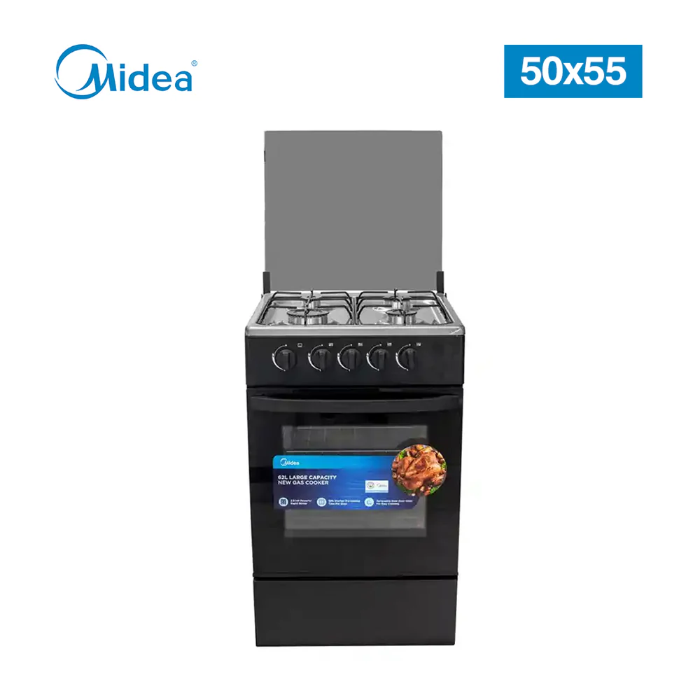 Midea 4 Burner Gas Cooker 50554G057S 50X55CM - Image 3