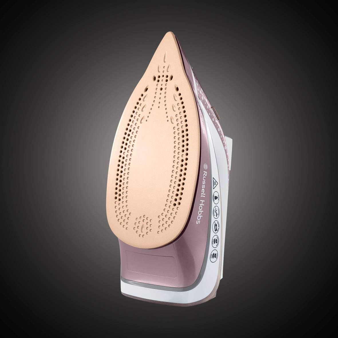 Russell Hobbs Pearl Glide Steam Iron with Pearl Infused Ceramic Soleplate 23972 - Image 2