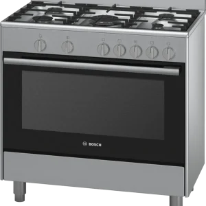 Bosch 5 Burner Gas Cooker with Gas Oven HSG734357Z 90cm