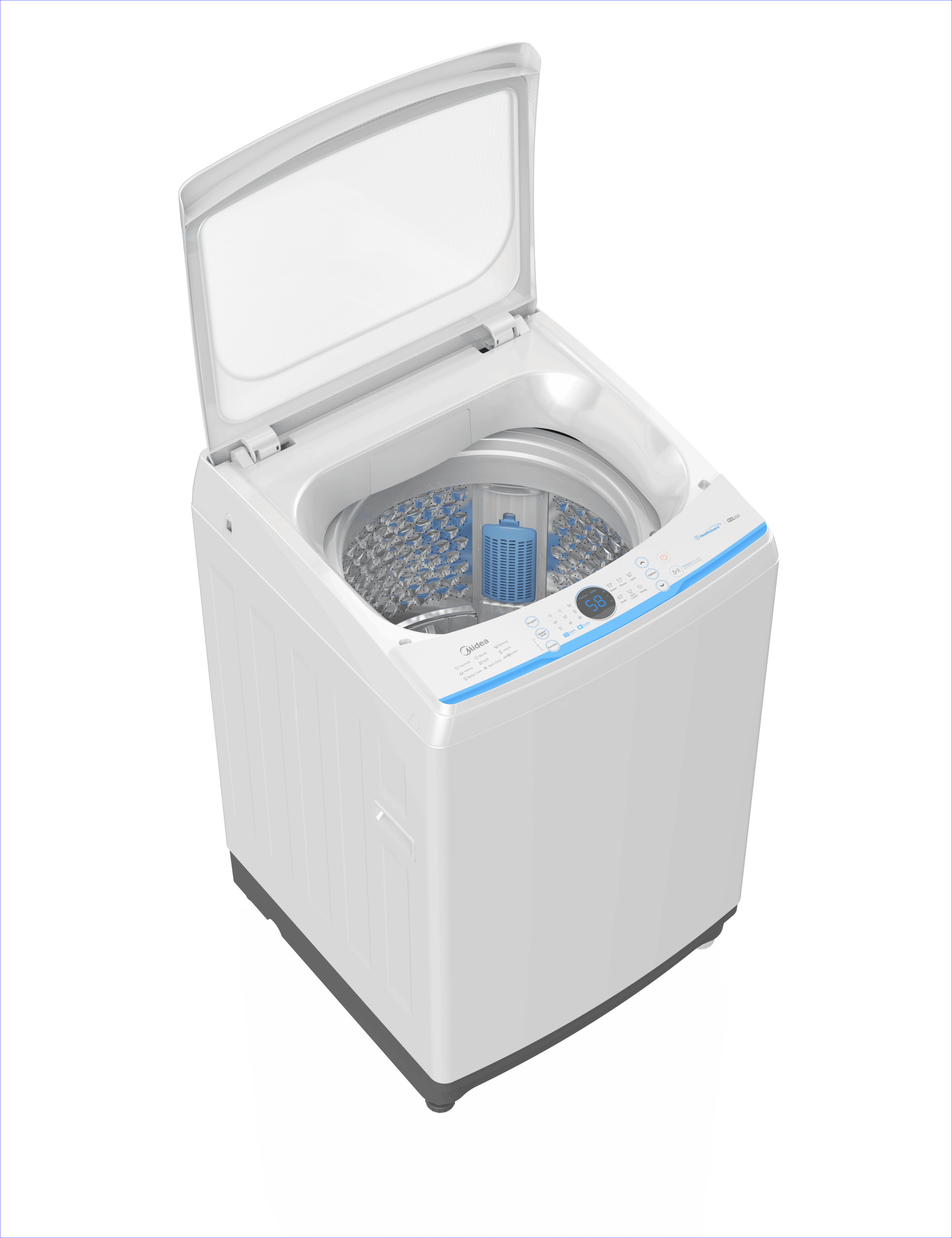 Midea Top Load Washing Machine 8Kg MA200W80/G Inv - Image 2