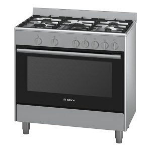Bosch 5 Burner Gas Cooker with Gas Oven  HSG734357Z  90cm