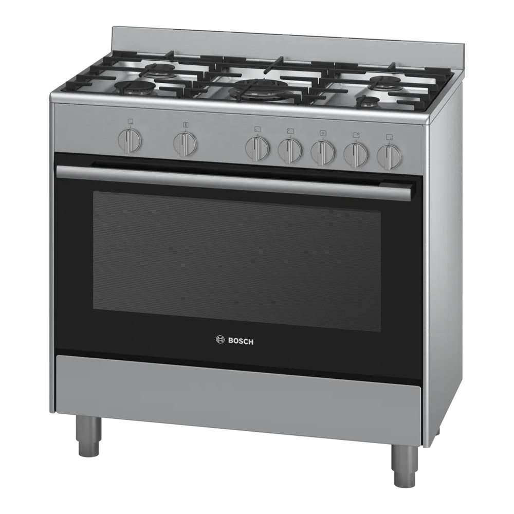 Bosch 5 Burner Gas Cooker with Gas Oven HSG734357Z 90cm