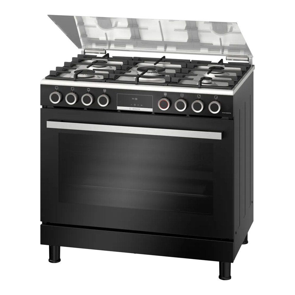Bosch 5 Burner Series 6 Gas Range Cooker HGX5G7W81S Stainless steel