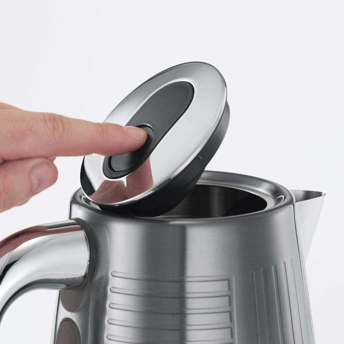 Russell Hobbs Kettle Geo Steel Cordless Electric Litre 25240 - Image 6