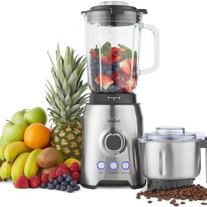 VonShef Blender, Juicer & Grinder with Glass Jug 2000087