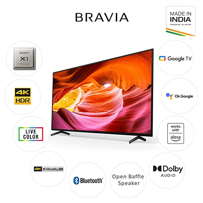 Sony 50" 4K Smart UHD Android LED TV 50X75K - Image 3