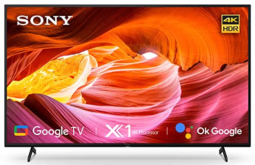 Sony TV 65'' 4K Smart UHD Android LED TV 65X75K