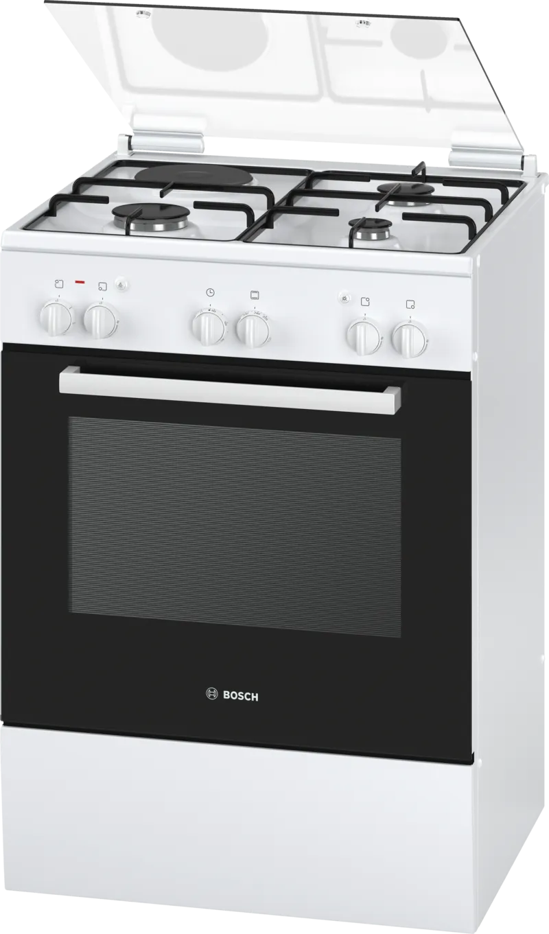 Bosch 3 Gas Burner + 1 Electric Cooker HGA23A120S 60CM - Image 2