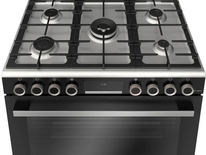 Bosch 5 Burner Series 6 Gas Range Cooker HGX5G7W81S Stainless steel - Image 3