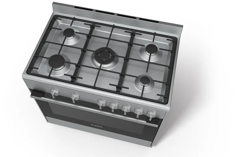 Bosch 5 Burner Gas Cooker with Gas Oven HSG734357Z 90cm - Image 3