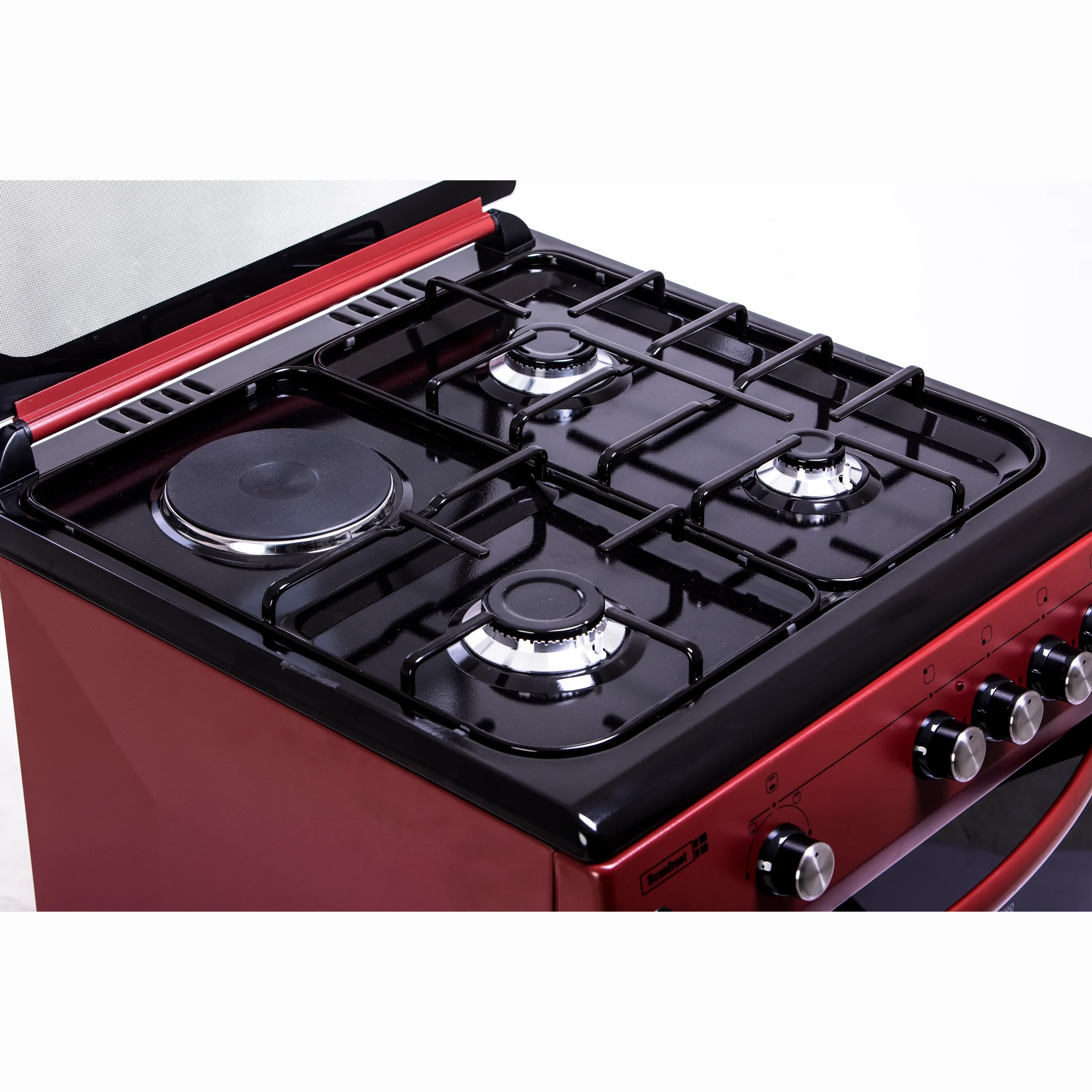 Scanfrost 3 Gas Burner + 1 Electric Cooker (Gas Oven with Grill) CK6302R - Image 2