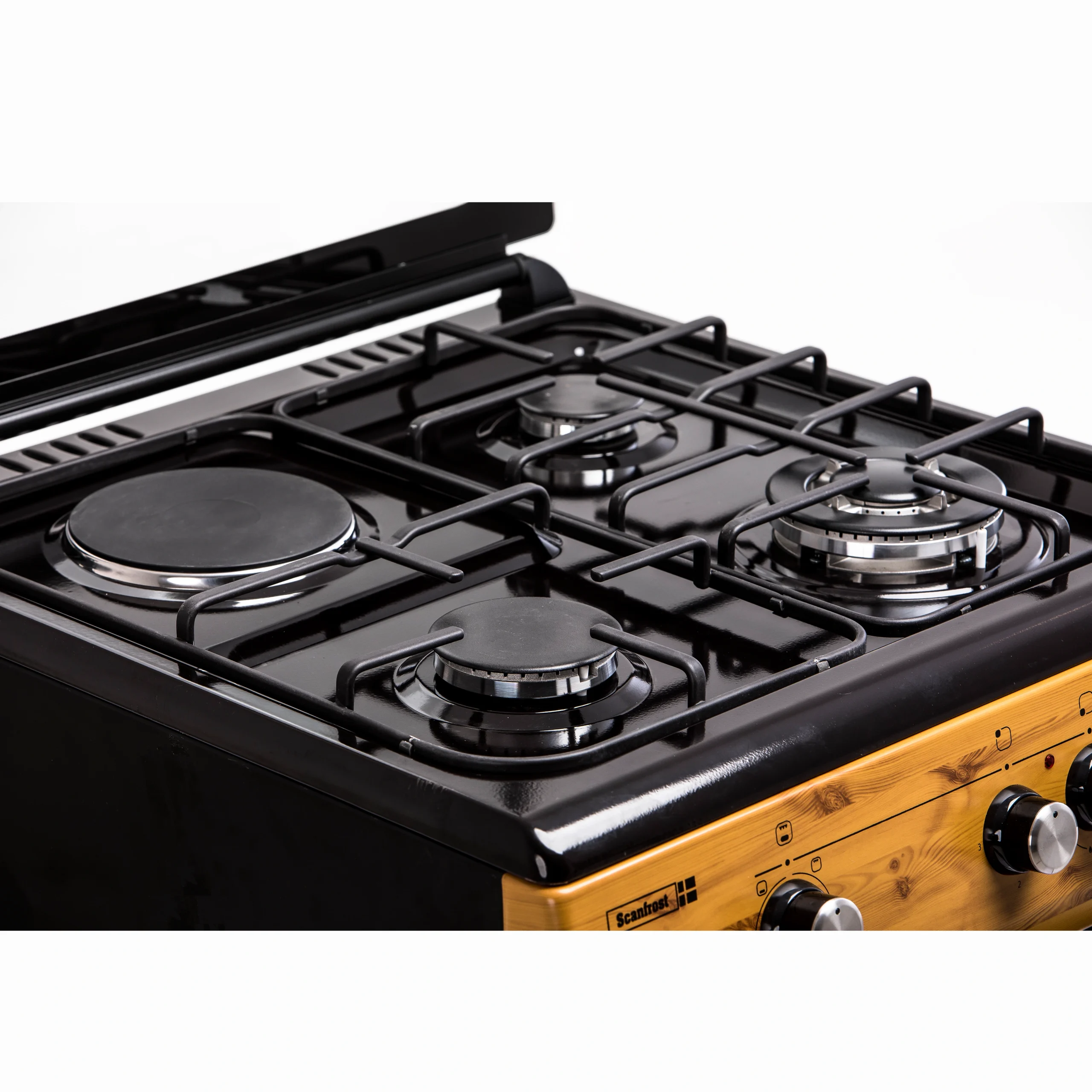 Scanfrost 3 Gas Burner + 1 Electric Hotplate CK 6312 NG