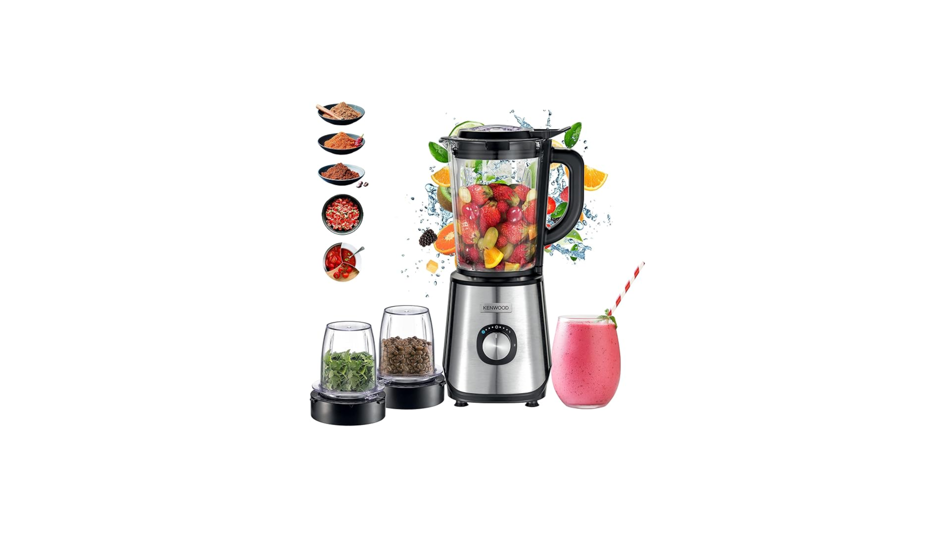 Kenwood Glass Power Blender 1.5L BLM45 1000W - Image 2