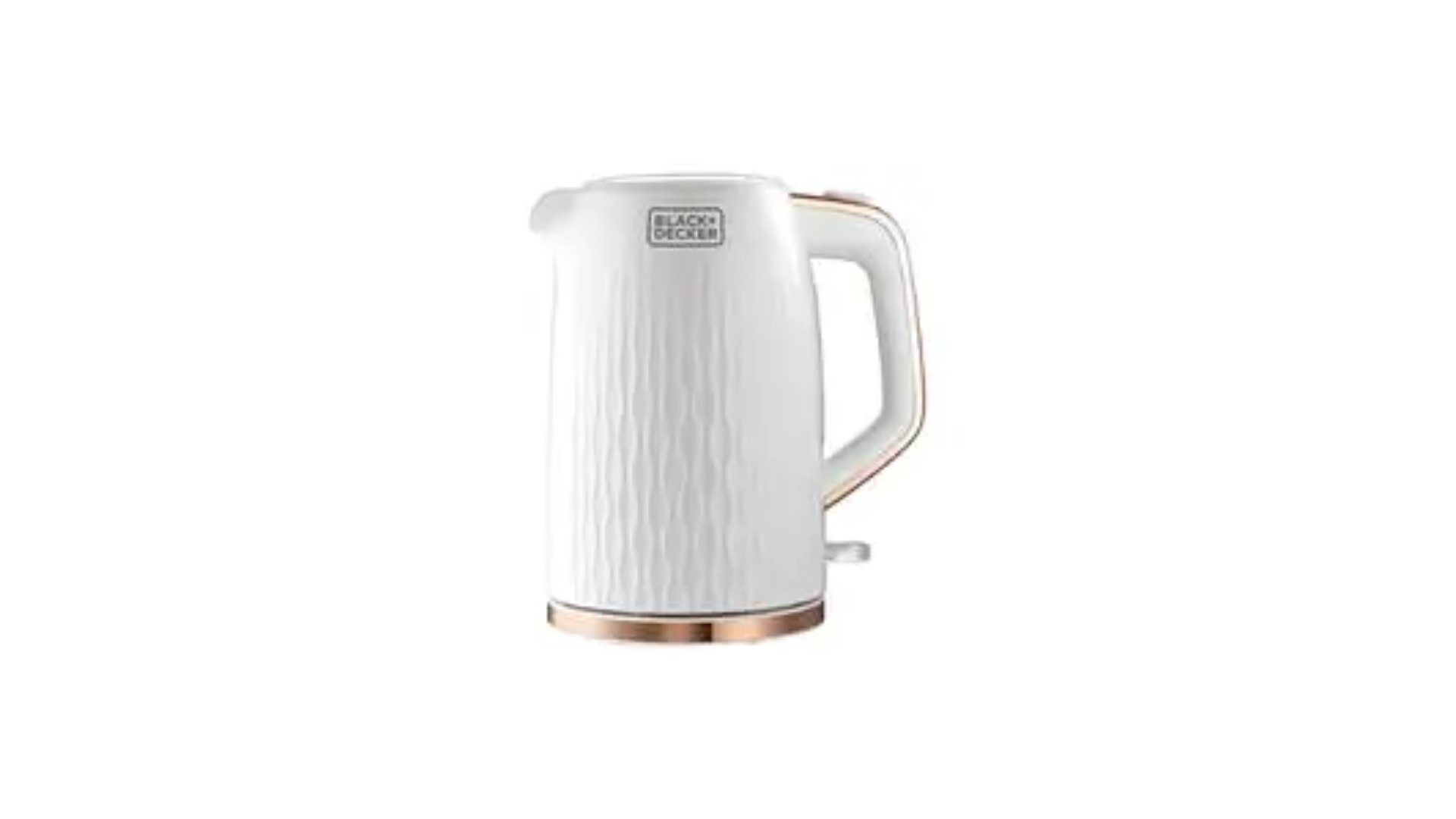 Black + Decker Electric Kettle 2200W 1.7L JC190W-B